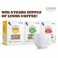 Free Lyons Coffee Samples plus Win Free Coffee for a Year!