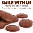 Get a Free Chocolate Smile when you visit a Thorntons store